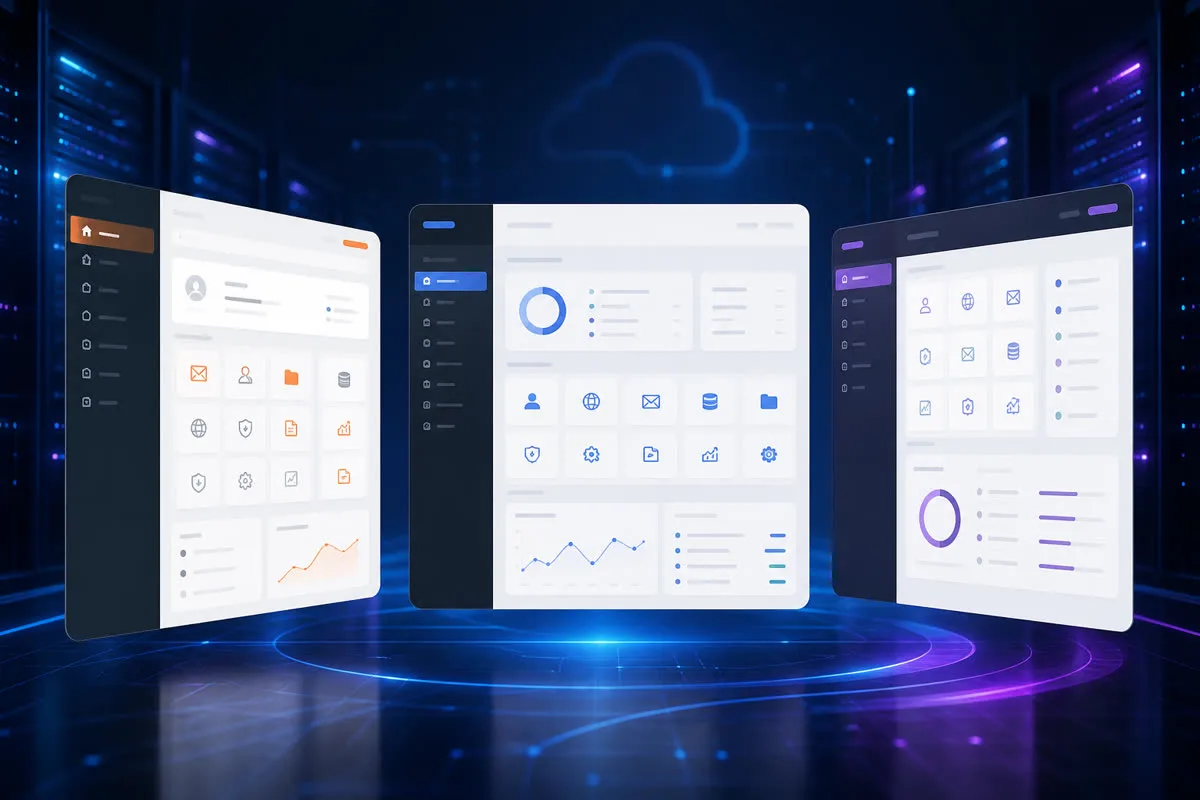 cPanel vs Plesk vs DirectAdmin control panel comparison