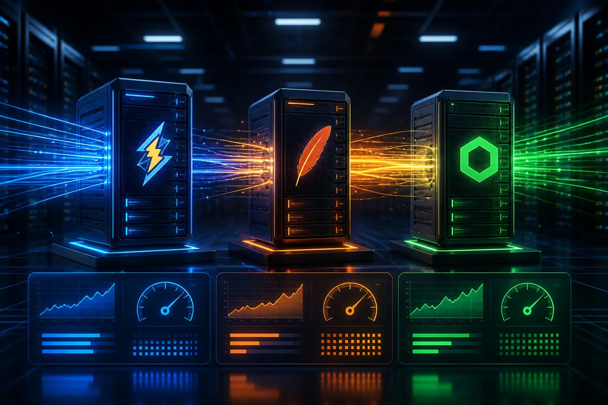 LiteSpeed vs Apache vs Nginx web server comparison